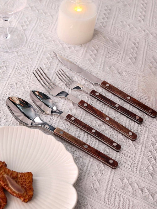French Rivet Flatware Set