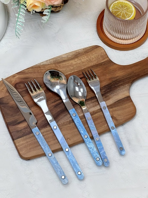 French Rivet Flatware Set